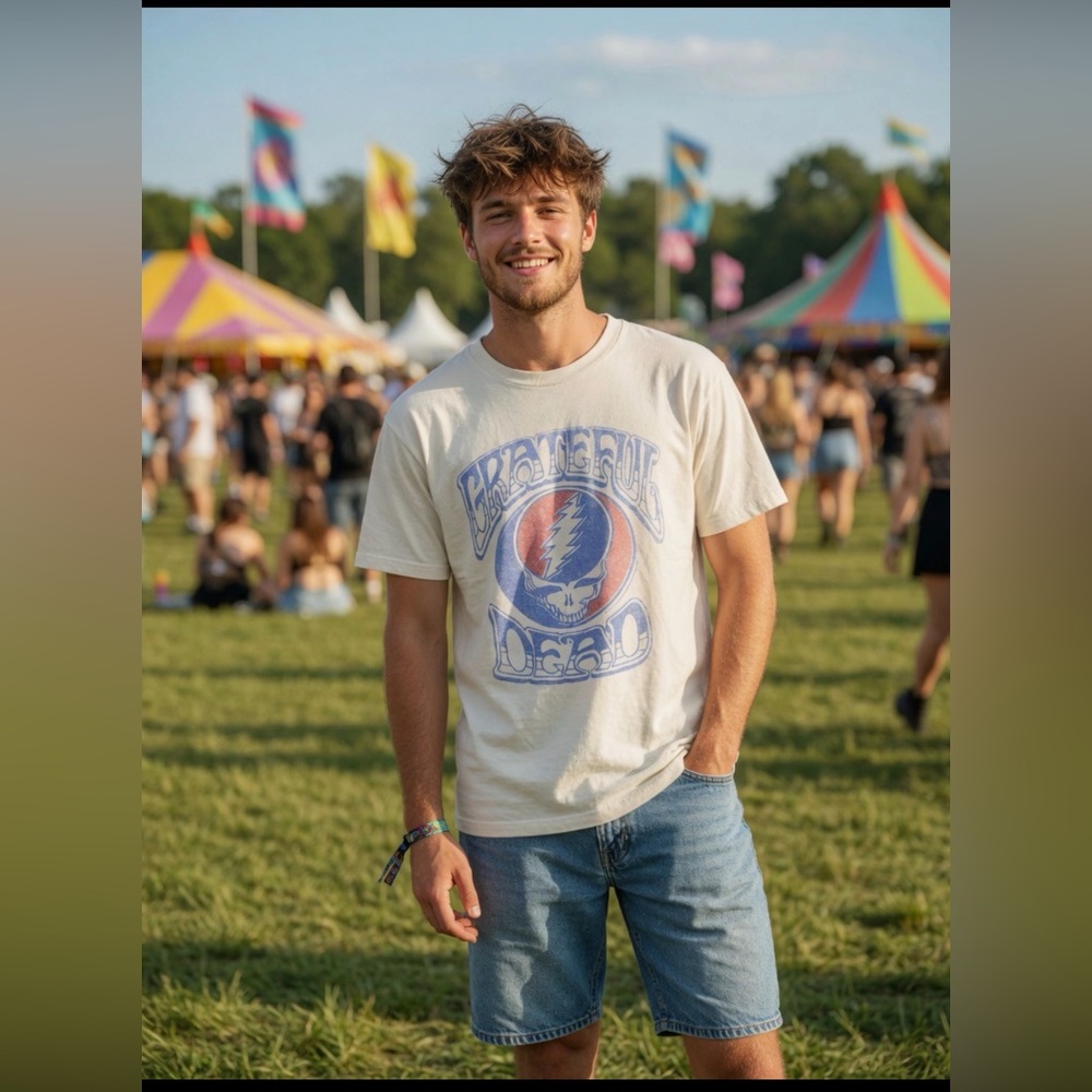 Abercrombie & Fitch Grateful Dead Tour Band T Shirt XS